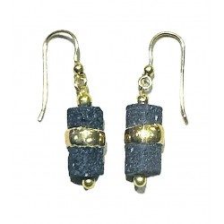 Lava stone earring