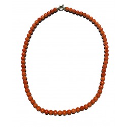 Collana corallo 6,4 mm