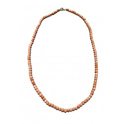Collana corallo 4 mm