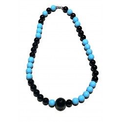 Collana ossidiana e pasta...