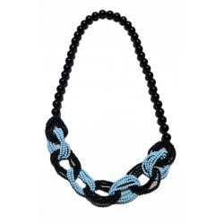 Collana ossidiana e pasta...
