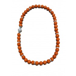 Collana corallo e brillanti...