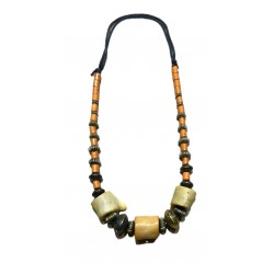 Collana corallo bambù
