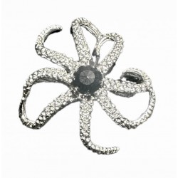 Ciondolo polipo ossidiana