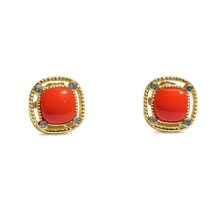Orecchino corallo