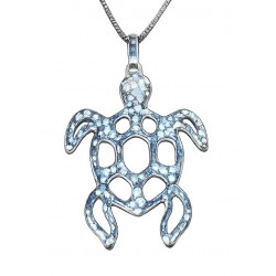 Aeolian Islands turtle pendant