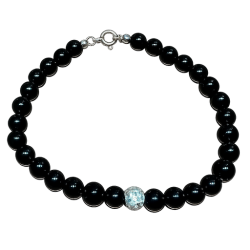 Bracciale ossidiana e...
